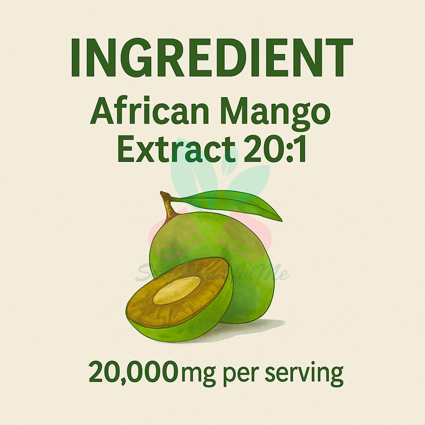 African Mango 20,000mg Capsules – Vegan–Natural Weight Loss & Fat Burner Support