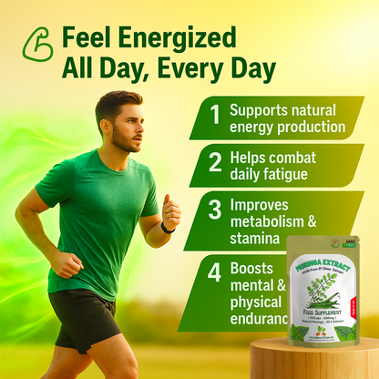Natural Moringa Capsules 12000mg/Caps- 100% Natural & Strong, Vegan Capsule
