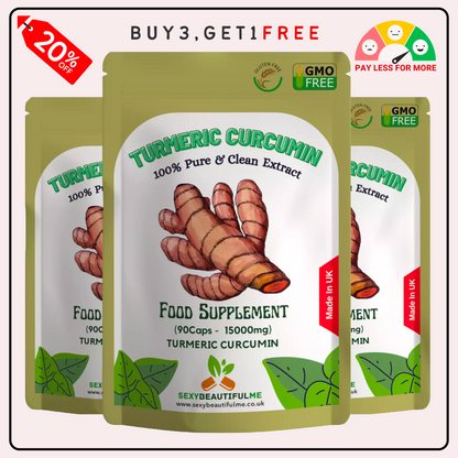 '' Turmeric Curcumin+BioPerine '' Capsule-15000mg-Joint Health & Immune Support