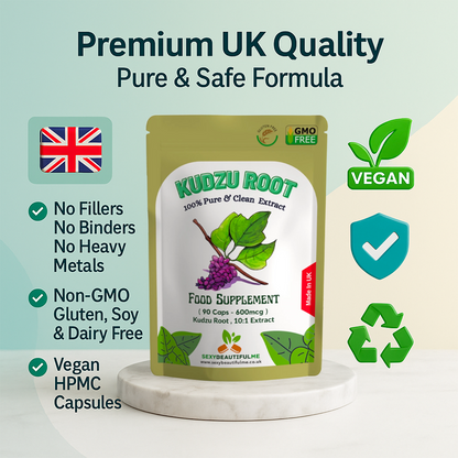 KUDZU Extract Capsules 6000mg Help With HANGOVER, NICOTINE&ALCOHOL CRAVINGS