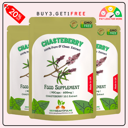 Vitex Fruit Capsules 6000mg (Chasteberry Fruit)-(Agnus Castus) Women's Health