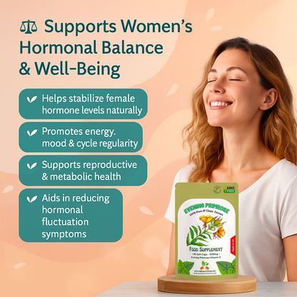 Evening Primrose Oil 1500mg Softgel Capsules Cold Pressed GLA Supplement