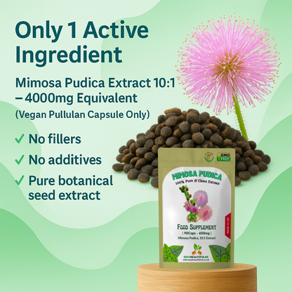 Mimosa Pudica Seed Caps 4000mg (400mg 10:1 Extract) – Gut Health & Natural Detox