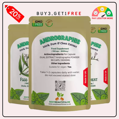 Andrographis 8000mg Organic Capsules High Strength Extract, Improving Immunity