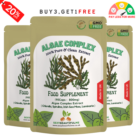 Algae Complex Capsules 800mg-(Quercetin &Bromelain)-Bodybuilding & Brain Support