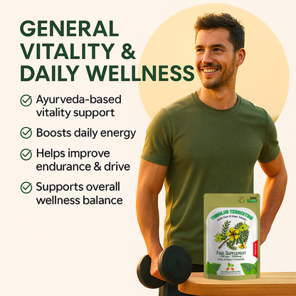 Tribulus Capsules 7000mg–Testosterone, Strength& Male Wellness–2:1 Extract-Vegan