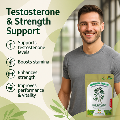 Fenugreek 6000mg Capsules–High Strength 10:1– Natural Wellness&Metabolic Support