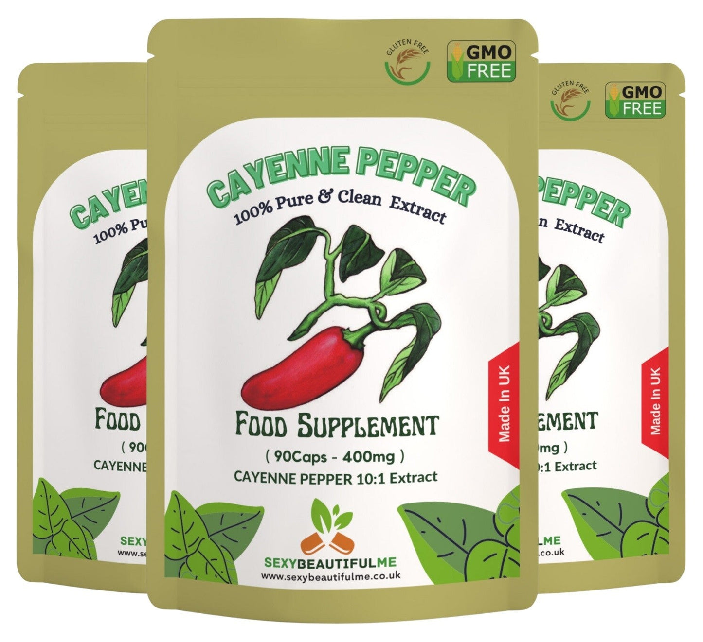 Organic Cayenne Extract Capsules 4000mg-Vegan Caps- 100% Natural & Strong