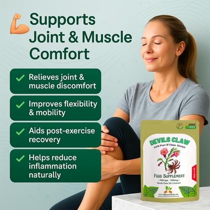 Devils Claw Capsules 14000mg Natural 700mg 20:1 Strong Effective Best Capsules