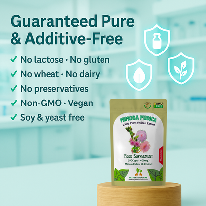 Mimosa Pudica Seed Caps 4000mg (400mg 10:1 Extract) – Gut Health & Natural Detox
