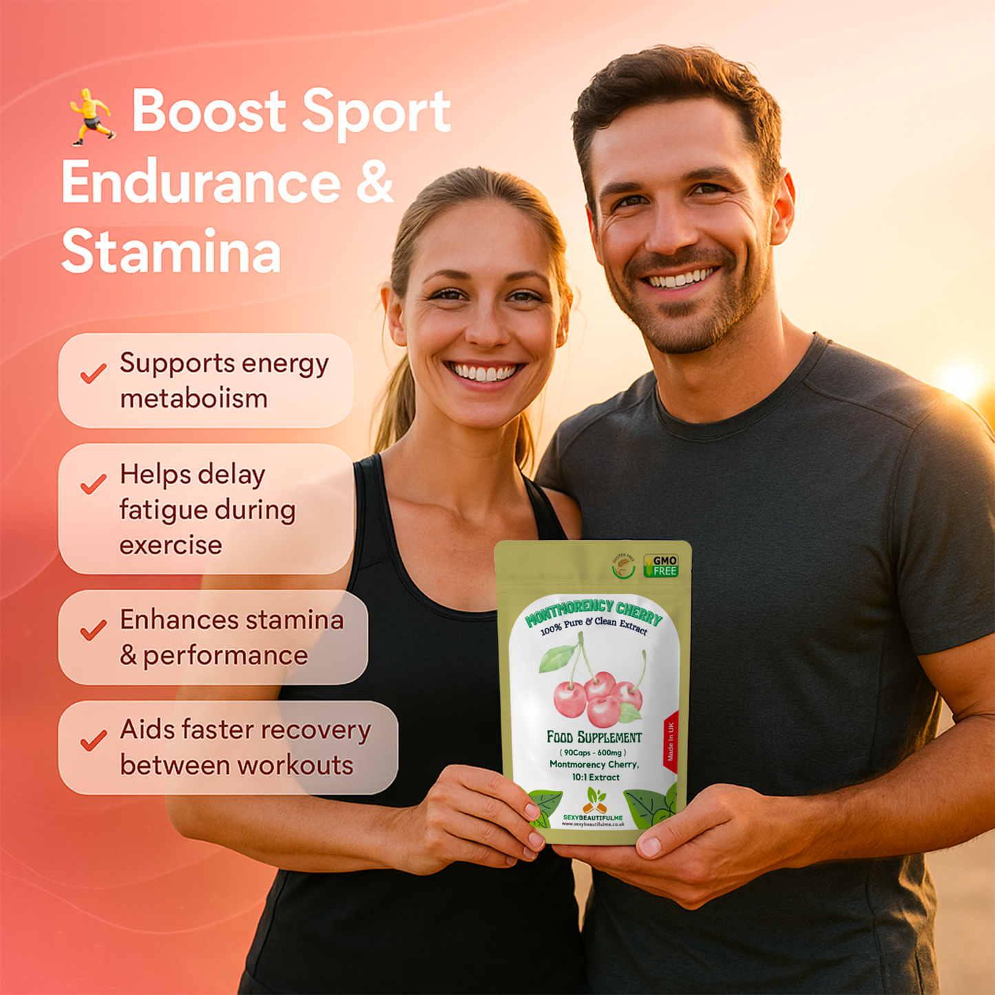 Montmorency Tart Cherry Capsule-6000mg-Muscle Recovery&Sport Endurance,Sleep Aid