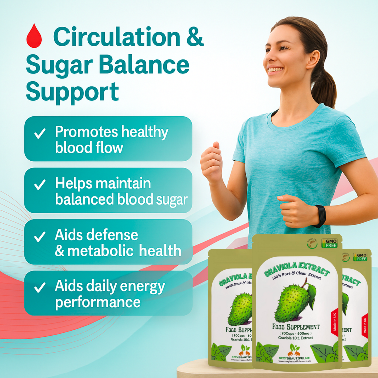 Graviola ( Soursop ) Fruit-6000mg Capsules, 10:1 Ex, Antioxidants, Liver Support