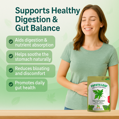Papaya Leaf Extract Capsules 12000mg-Blood health & Blood Sugar Health-Veg Caps