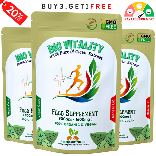 Bio Vitality Complex Caps 1600mg-Brain Health,Memory Support, Anti-Ageing-Vegan