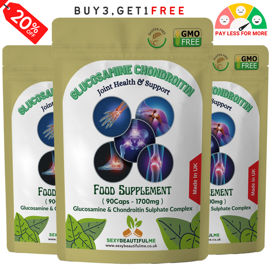 Glucosamine & Chondroitin Sulphate Complex – MSM + Vitamin C – 1700mg
