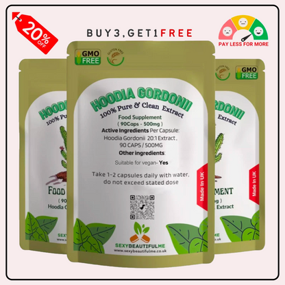 Hoodia Gordonii Extract Capsules 10000mg  Weight Loss  & Appetite Suppressor