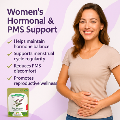 Vitex Fruit Capsules 6000mg (Chasteberry Fruit)-(Agnus Castus) Women's Health