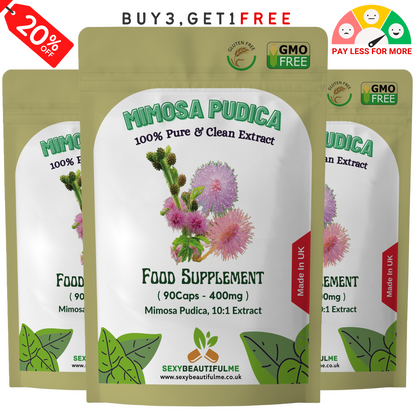 Mimosa Pudica Seed Caps 4000mg (400mg 10:1 Extract) – Gut Health & Natural Detox