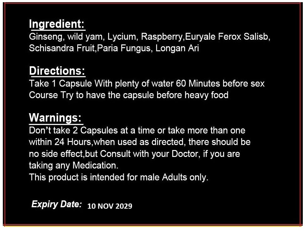 2Box Of ”RANKED STALLION” SEX CAPS/PILLS FOR MEN-STRONGER,HARDER & LONG LASTING