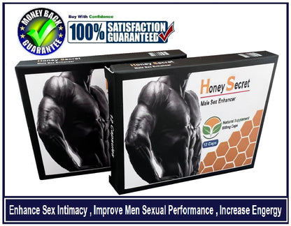 2BOX ”Honey Secret” Sex Caps/Pill For Men-INTIMACY & STRONG, LONGER SEX