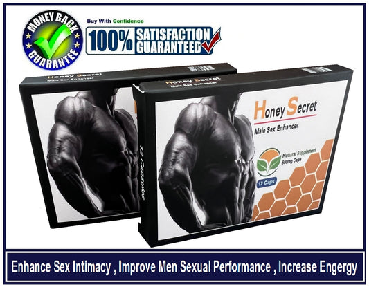 2BOX ”Honey Secret” Sex Caps/Pill For Men-INTIMACY & STRONG, LONGER SEX