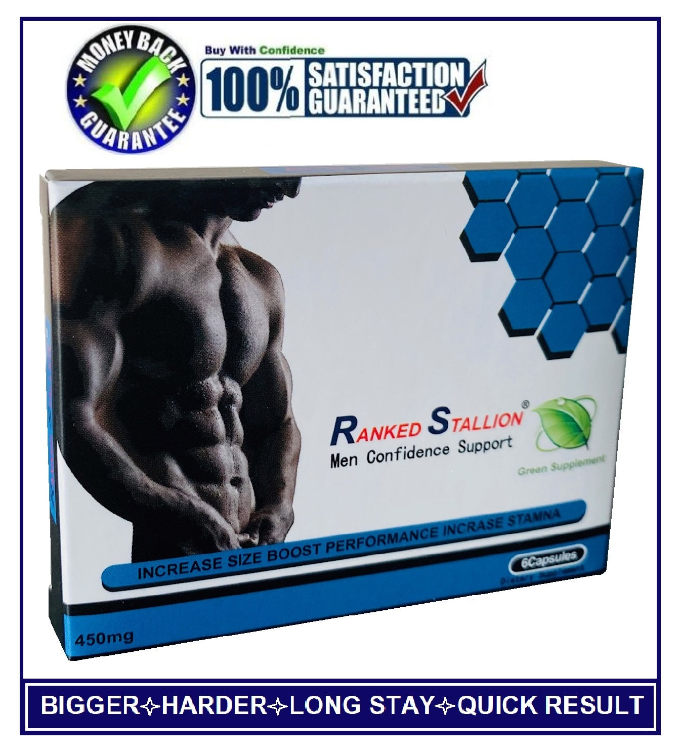 RANKED STALLION SEX CAPS/PILLS FOR MEN-STRONGER,HARDER,THICKER & LONG LASTING