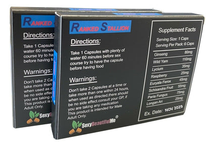 RANKED STALLION SEX CAPS/PILLS FOR MEN-STRONGER,HARDER,THICKER & LONG LASTING