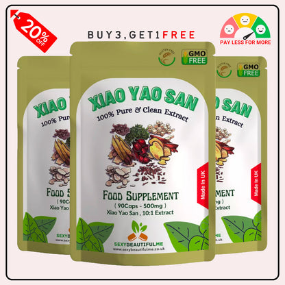 '' Xiao Yao San '' Extract Capsules 5000mg-Vegan-Stress Health &Digestion Health